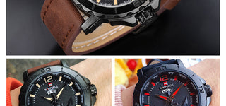NAVIFORCE Men's Fashion Business Quartz Wristwatches Creative Sports Watches Men Luxury Brand Watch Clock Male Relogio Masculino ALODIA STORE