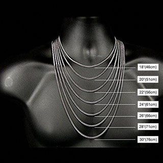 Vnox Men's Cuban Link Chain Necklace Stainless Steel Black Gold Color Male Choker colar Jewelry Gifts for Him ALODIA STORE