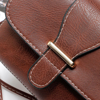 REPRCLA New Arrivals Women Bags Small Vintage Shoulder Bag Pu Leather Women Messenger Bags Crossbody Designer Ladies Bag ALODIA STORE