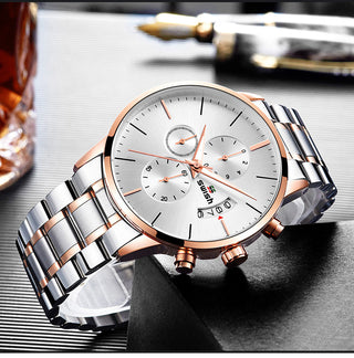 SWISH Men Watch 2022 Waterproof Stainless Steel Sport Quartz Clock Men's Watches Top Brand Luxury Man Wristwatch ALODIA STORE