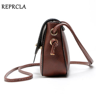 REPRCLA New Arrivals Women Bags Small Vintage Shoulder Bag Pu Leather Women Messenger Bags Crossbody Designer Ladies Bag ALODIA STORE