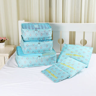 RUPUTIN 6Pcs/set Baggage Travel Organizer Bags waterproof ALODIA STORE
