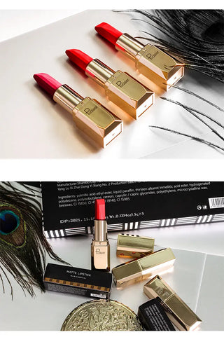Pudaier Brand Matte Lipstick Professional Makeup for Women Long Lasting Velvet Tint Matt Sexy Lip Stick Nice Shades Batom Matte ALODIA STORE