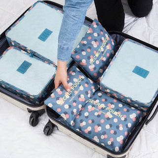 RUPUTIN 6Pcs/set Baggage Travel Organizer Bags waterproof ALODIA STORE