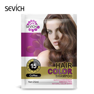 Sevich Hair Dyeing Lotion DIY Hair Styling Coloring Molding Shampoo 5pcs/lot Hair Colour Shampoo Fast Hair Dye Shampoo For Women ALODIA STORE