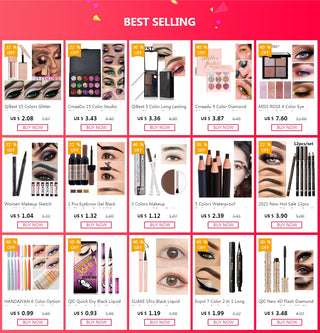 PHOERA eyebrow brush 5 Color Double Ended ALODIA STORE