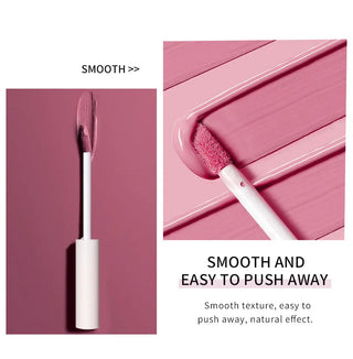QIBEST Waterproof Liquid Lipstick Lips Makeup Lip Gloss Long Lasting 8 Colors Nude Cosmetic Makeup Matte Lipgloss Lip Tint Matte ALODIA STORE