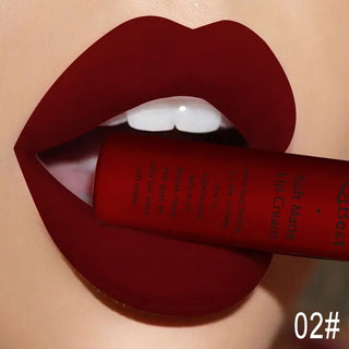 QIBEST Liquid Lipstick Waterproof Lip Gloss 34 Colors Matte Lipstick Long lasting Lipgloss Cosmetics Lips Makeup Nude Maquiagem - Alodia Store