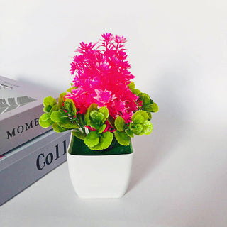 Mini Artificial Aloe Plants Bonsai Small Simulated Tree Pot Plants Fake Flowers Office Table Potted Ornaments Home Garden Decor ALODIA STORE