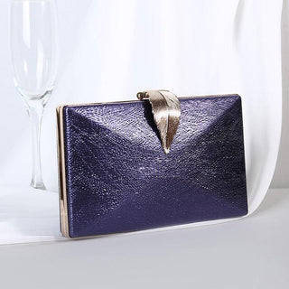 Gold For Bridal Metal Leaf Lock Shoulder Bag  ZD1524 ALODIA STORE