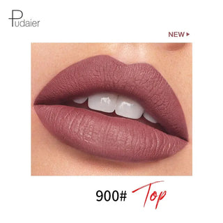 Pudaier Matte Liquid Lipstick Waterproof Professional Makeup Full Portable Lip Glaze for Make Up Tint Lip Gloss Mini Cosmetic ALODIA STORE