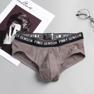 Pinky Senson Mens Underware Briefs Calzoncillos трусы мужские Brave Person Mens DesignerBriefs Gays Clothes ALODIA STORE