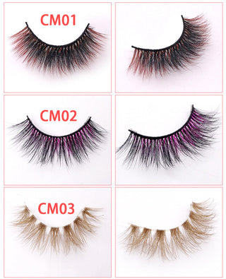 New color 3D mink lashes extension ALODIA STORE
