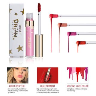 QIBEST Liquid Lipstick Waterproof ALODIA STORE