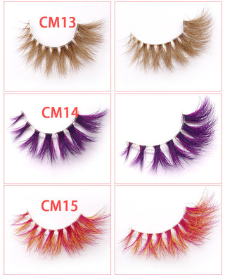 New color 3D mink lashes extension ALODIA STORE