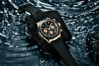 PAGANI DESIGN Top Brand New Rubber Strap Chronograph Watch Men Quartz Wristwatch Luxury Sapphire Glass Sports Watch Men Relogio ALODIA STORE