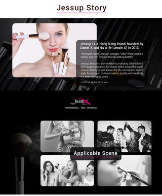 Jessup brushes 15pcs Professional Makeup Brushes Set ALODIA STORE