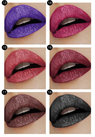 Sexy Diamond Shimmer Glitter Lipg Loss Matte To Glitter Liquid Lipstick Waterproof Diamond Pearl Colour Lip Gloss Makeup Beauty ALODIA STORE