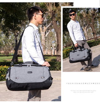 Scione Men Travel Bag Large Capacity Hand Luggage Travel ALODIA STORE