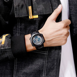 SKMEI Outdoor Sport Watch 100M Waterproof Digital Watch Men Fashion Led Light Stopwatch Wrist Watch Men's Clock Reloj Hombre ALODIA STORE