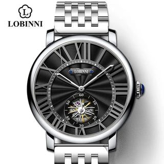 Switzerland Luxury Brand Men Skeleton Watch Leather Seagull Movement Automatic Men Watch Business relogios masculino Waterproof ALODIA STORE