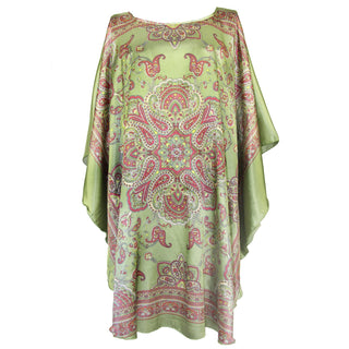 Sexy Female Silk Rayon Robe Bath Gown Nightgown Summer Casual Home Dress Printed Loose Sleepwear Plus Size Nightwear Bathrobe ALODIA STORE
