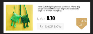 Personality Girl Small Bag Cartoon Cute Frog Bag Casual Messenger Bag Chest Bag Unisex Shoulder Crossbody Bag Nylon Women Bag ALODIA STORE