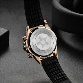 PAGANI DESIGN Top Brand New Men Quartz Wristwatch Luxury Sapphire Glass Sports Watch Rubber Strap Chronograph Watch Men Relogio ALODIA STORE