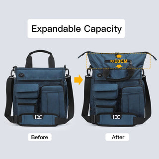 Headphone Hole Waterproof Crossbody Bag Nylon Travel ALODIA STORE