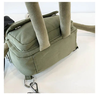 Personality Girl Small Bag Cartoon Cute Frog Bag Casual Messenger Bag Chest Bag Unisex Shoulder Crossbody Bag Nylon Women Bag ALODIA STORE