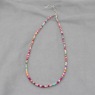 Simple Seed Beads Strand Choker Necklace Women String  Collar Charm Colorful Handmade Bohemia Collier Femme Jewelry Gift ALODIA STORE