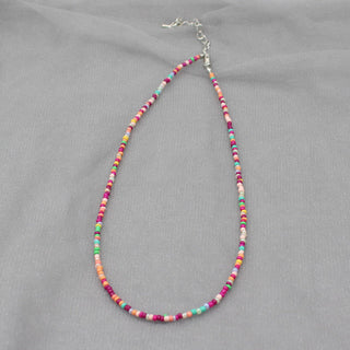 Simple Seed Beads Strand Choker Necklace Women String  Collar Charm Colorful Handmade Bohemia Collier Femme Jewelry Gift ALODIA STORE