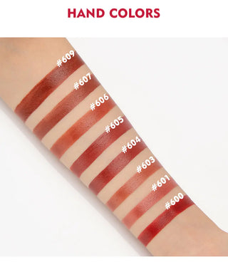 QIBEST Lip Gloss 8 Colors Nude Matte Chocolate Lipstick Waterproof Long Lasting Women Red Lip Tint Velvet Lip Glaze Cosmetics ALODIA STORE