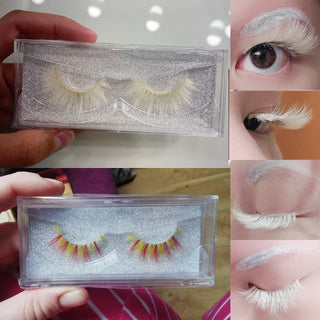New color 3D mink lashes extension ALODIA STORE