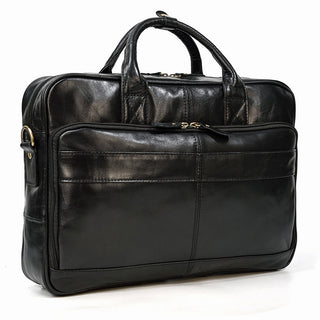 MAHEU Retro Laptop Briefcase Bag Genuine Leather Handbags Casual 15.6 Pad Bag Daily Working Tote Bags Men Male bag for documents ALODIA STORE