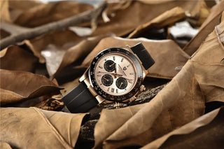 PAGANI DESIGN Top Brand New Rubber Strap Chronograph Watch Men Quartz Wristwatch Luxury Sapphire Glass Sports Watch Men Relogio ALODIA STORE