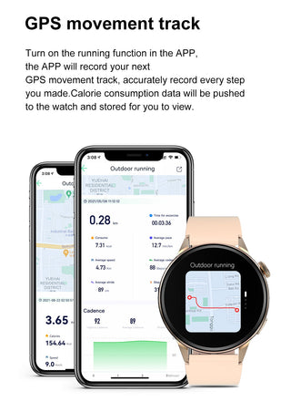 New 390*390 HD Screen NFC Smart Watch Men Bluetooth Call Sport GPS Track Watch Custom Dial Heart Rate ECG PPG Smartwatch For Men ALODIA STORE