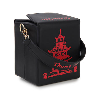 ENJOININ Chinese Takeout Box Purse Pu Leather Women ALODIA STORE