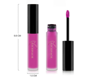NICEFACE Lip Gloss Nude Matte Liquid Lipstick Lipgloss Waterproof Lip - Alodia Store