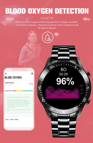 LIGE New Steel Band Digital Watch Men Sport Watches Electronic LED Male Wrist Watch For Men Clock Waterproof Bluetooth Hour ALODIA STORE