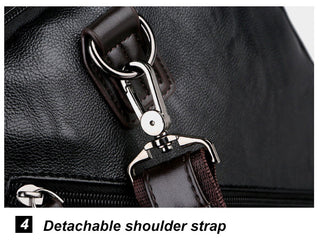 Men Quality Leather Travel Bags Carry on Luggage Bag Men Duffel Bags Handbag Casual Traveling Tote Large Weekend Bag Hot XA631ZC ALODIA STORE