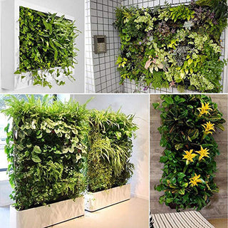 NEW Wall Hanging Pockets Planting Bags Flower Pot Waterproof Grow Bag Garden Planter Vertical Suculentas Plant Pot Home Decor ALODIA STORE