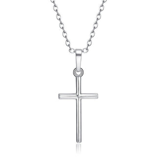 Fashion Female Cross Pendants dropshipping Gold Black Color Crystal Jesus Cross Pendant Necklace Jewelry For Men/Women Wholesale ALODIA STORE