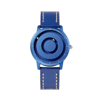 EUTOUR New Innovative Blue Gold Magnetic Metal Multifunctional Watch Men's Fashion Sports Quartz Watch Simple Men's Watch ALODIA STORE