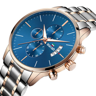SWISH Men Watch 2022 Waterproof Stainless Steel Sport Quartz Clock Men's Watches Top Brand Luxury Man Wristwatch ALODIA STORE