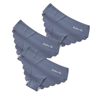 Panties For Women Seamless Panty Set Solid Invisible Underwear Sexy Low Waist Briefs Women's Underpants Lingerie Dropship 3 Pcs ALODIA STORE