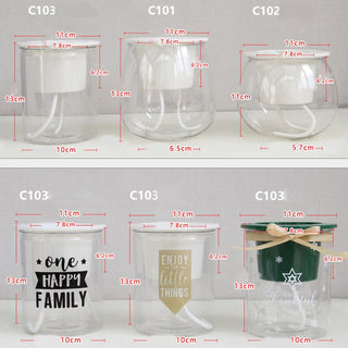 Self Watering Planter Pots Mini Round Design Succulent Plant Pot Indoor Home Garden Modern Decorative Pot Garden Supplies FU ALODIA STORE
