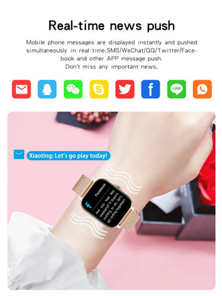 Full Touch Sport Smart Watch Men Women Heart Rate Fitness Tracker Bluetooth call Smartwatch wristwatch GTS 2 P8 plus watch+Box ALODIA STORE