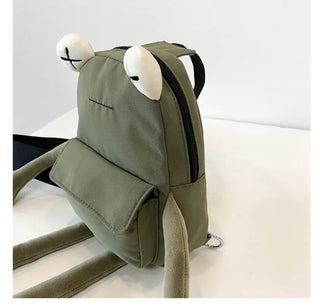Personality Girl Small Bag Cartoon Cute Frog Bag Casual Messenger Bag Chest Bag Unisex Shoulder Crossbody Bag Nylon Women Bag ALODIA STORE