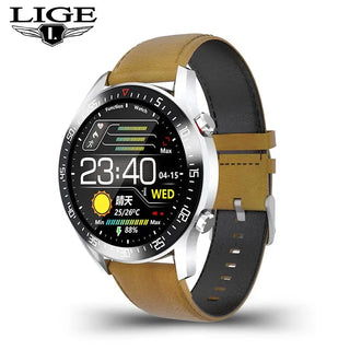 LIGE New Steel Band Digital Watch Men Sport Watches Electronic LED Male Wrist Watch For Men Clock Waterproof Bluetooth Hour+box ALODIA STORE